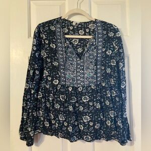 Lucky Brand Floral Blouse